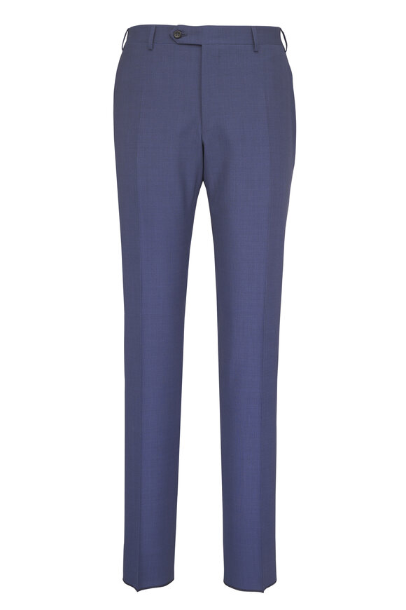 Canali Impeccabile Slate Blue Wool Suit - view 4