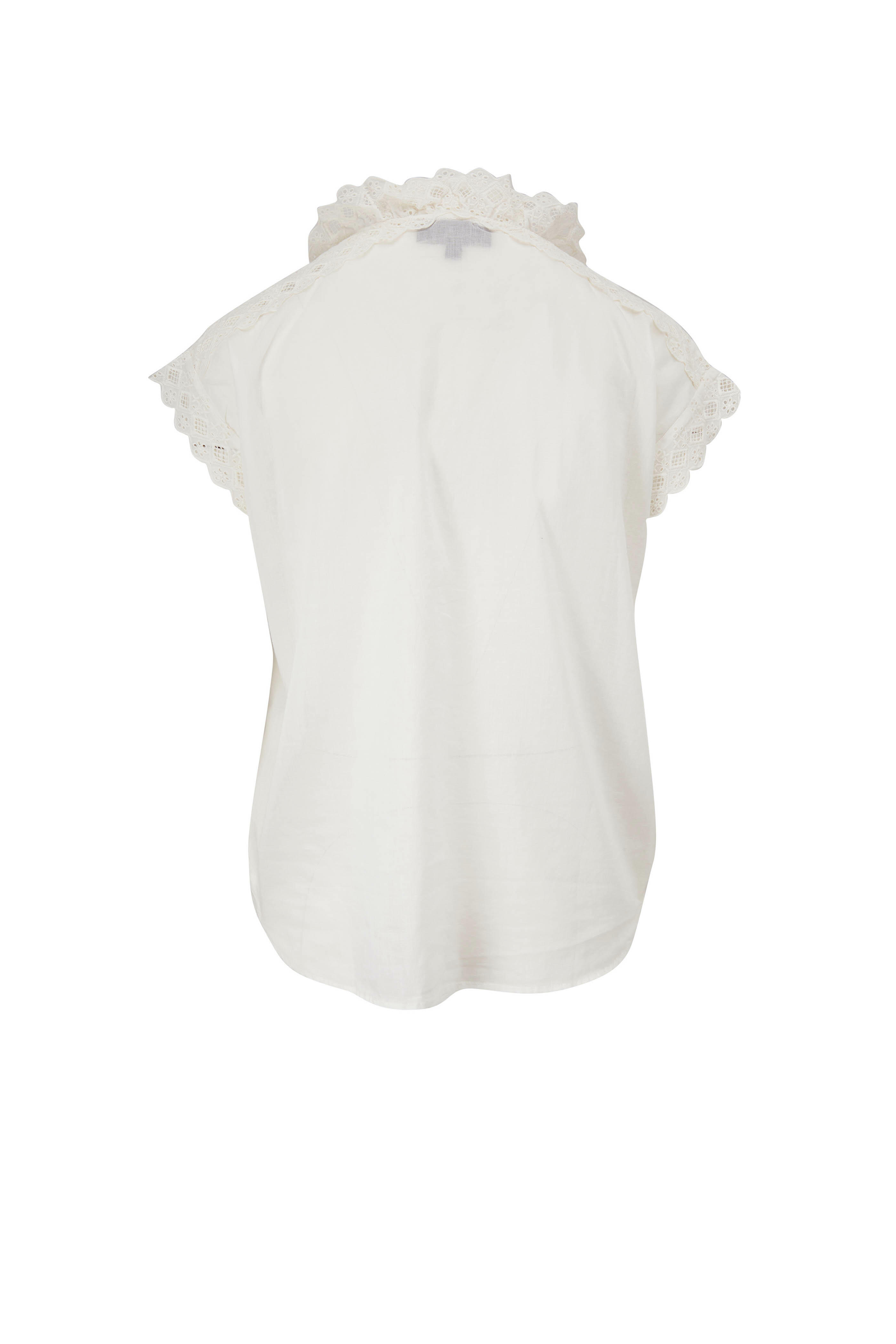 Nili Lotan - Leanne Ivory Lace Shirt