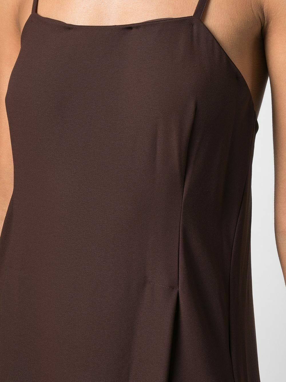 Vince - Black Walnut Strappy Tank Dress
