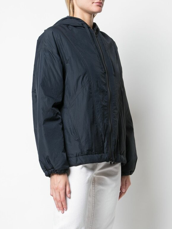 Vince - Hematite Nylon Hooded Jacket