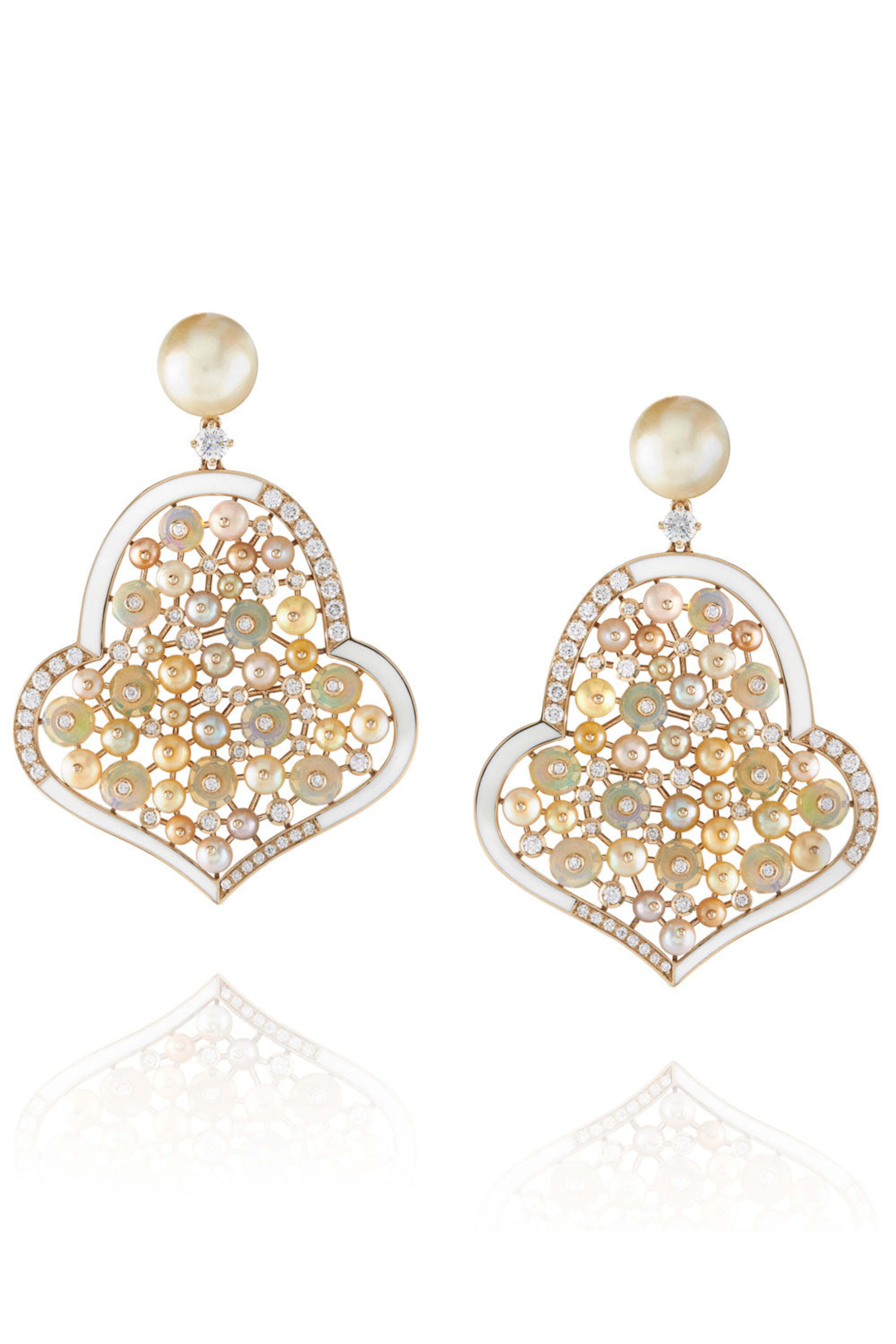 Sarah Ho London - Selene Monogram Earrings