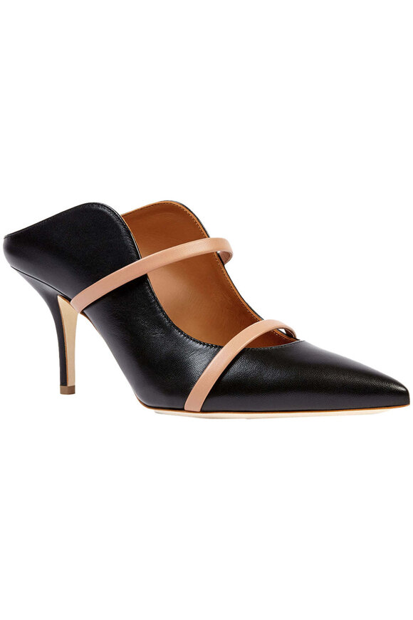 Malone Souliers Maureen 70 Pump in Black and Nude