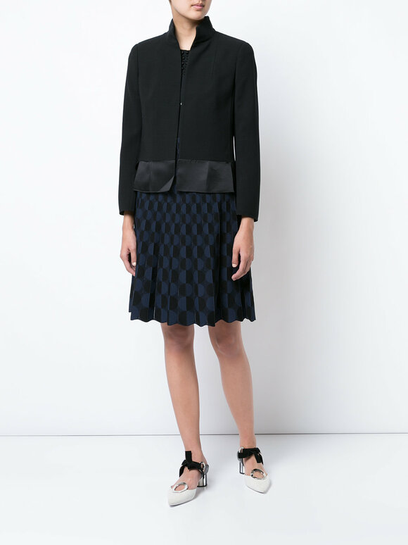 Akris - Ilke Black Short Wool Jacket  