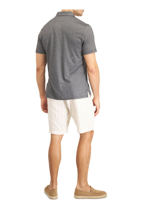 Faherty Brand Movement™ Dusty Iron Heather Pique Polo - view 4