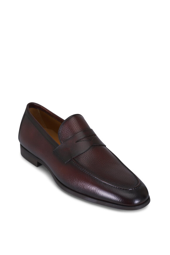 Magnanni Diezma II Brown Leather Penny Loafer