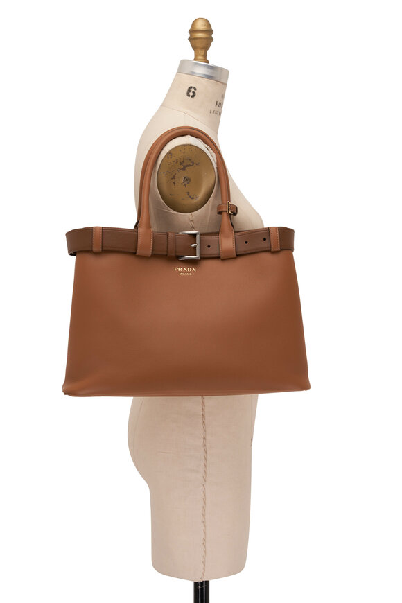 Prada - Caramel Large Soft Leather Belt Bag 