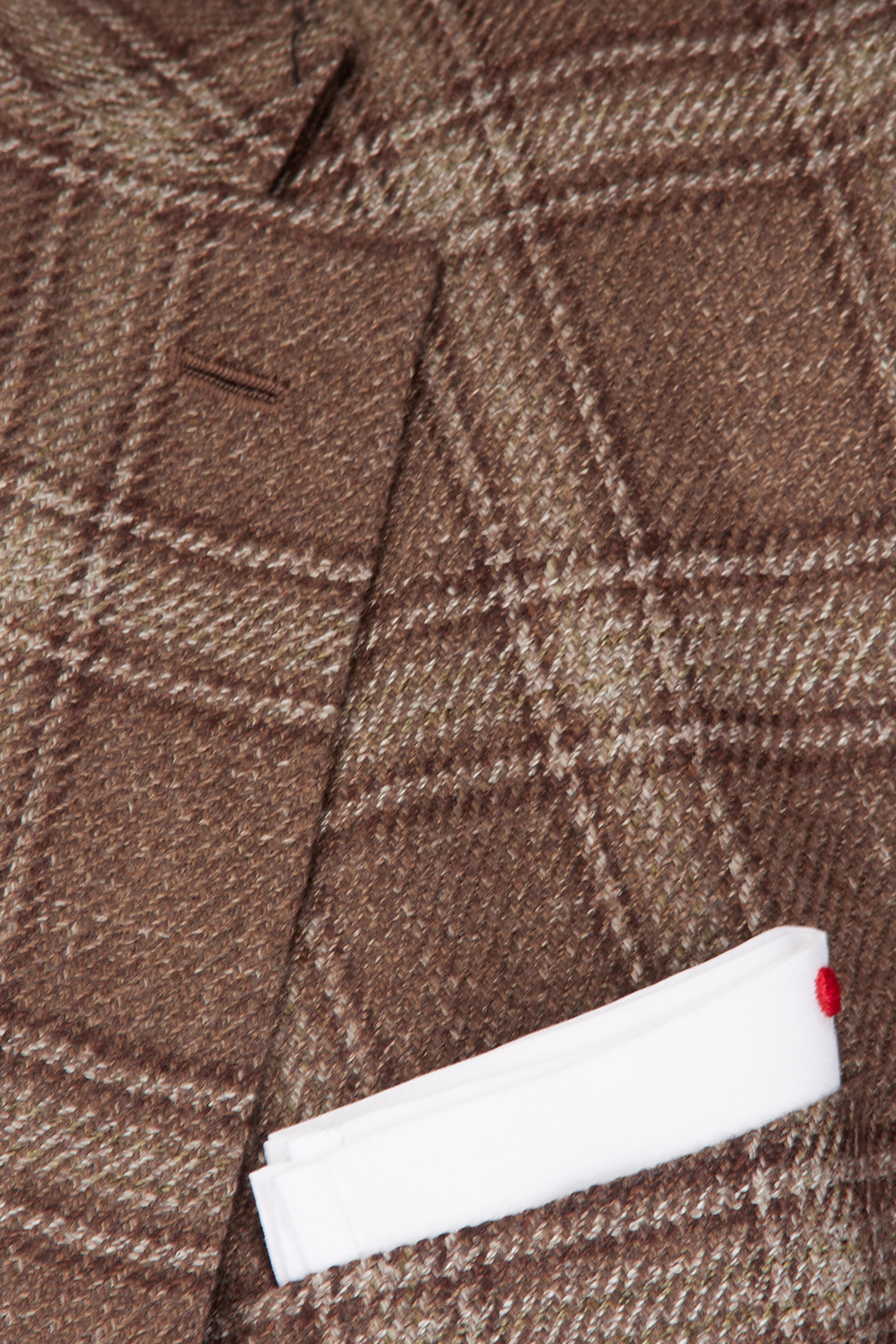 Kiton - Brown Windowpane Sportcoat - view 3