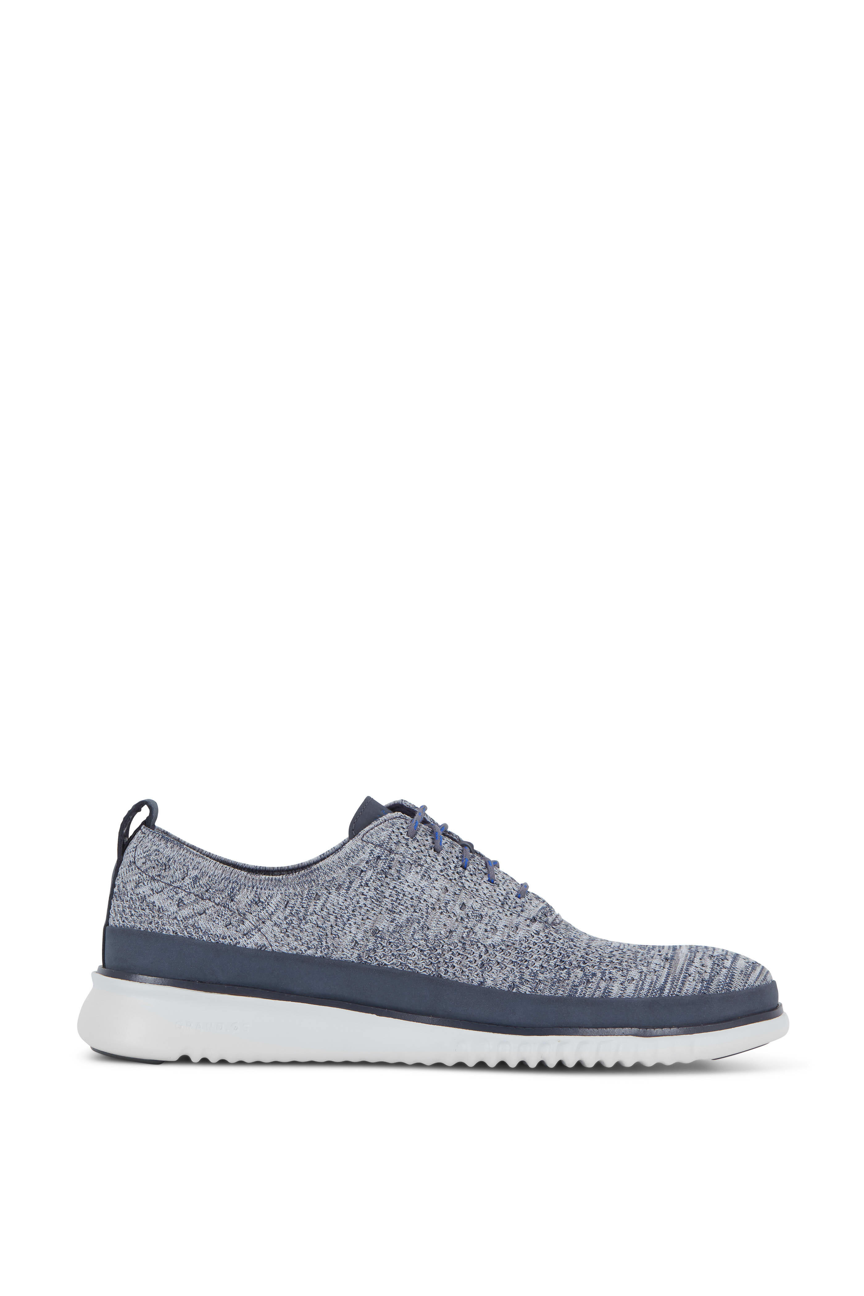 Cole Haan - Zerogrand Stitchlite Blue & Steel Knit Oxford