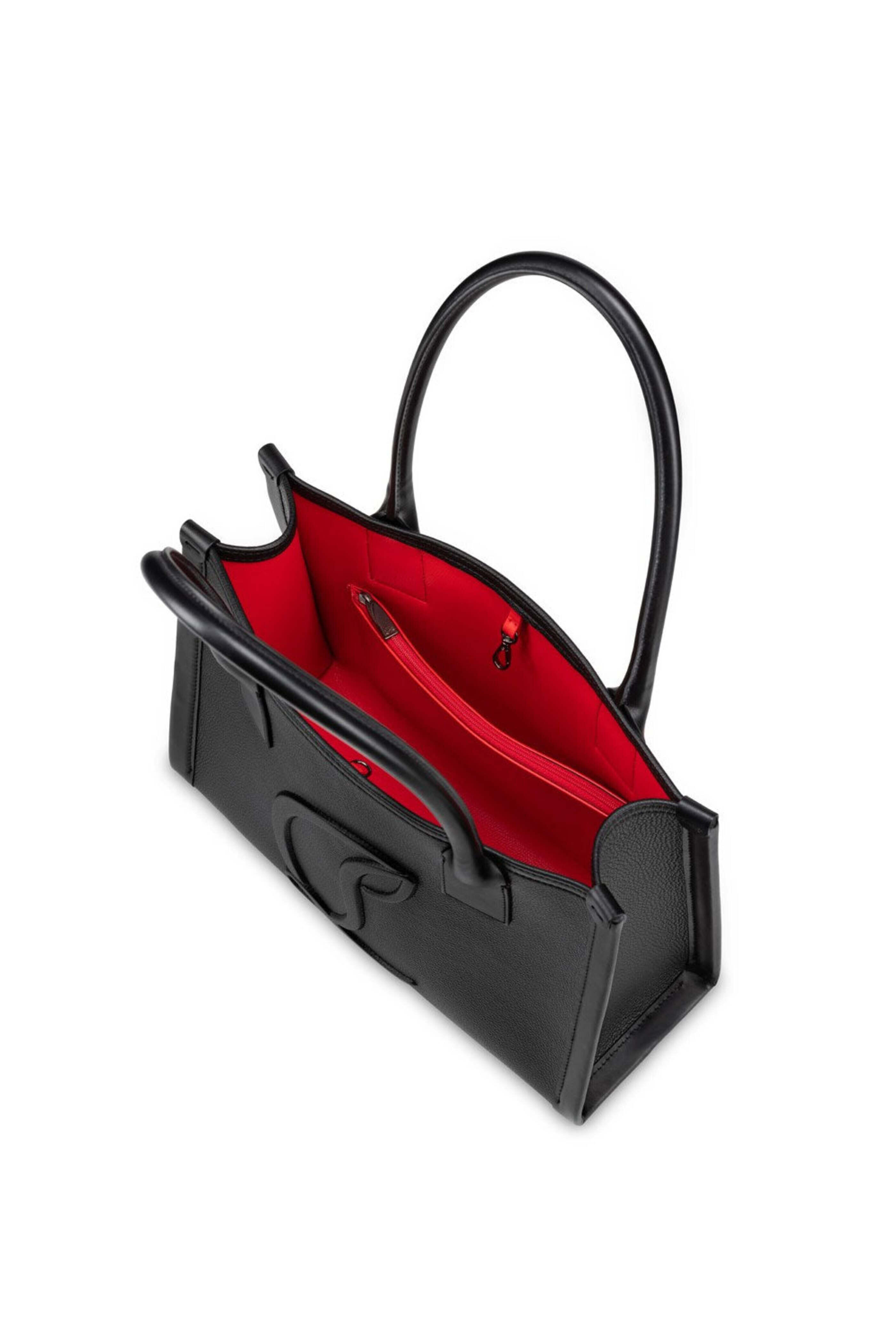 C・ルブタン ブラックレザーミニトートバッグ By My Side Christian Louboutin | By my side E/W mini black leather tote