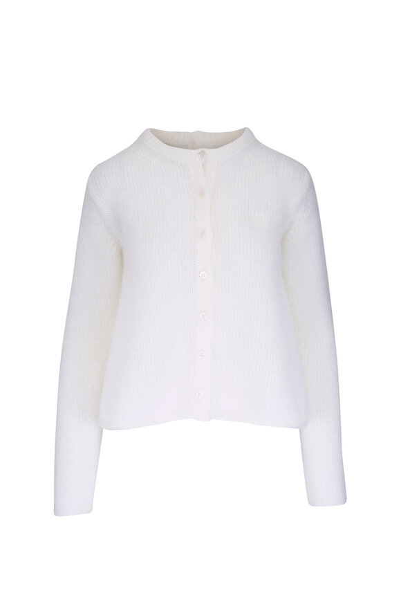 Loewe White Dual Button Cardigan