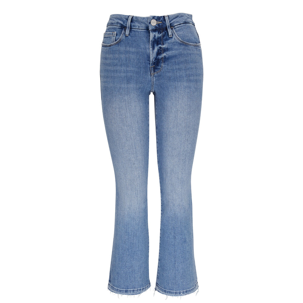 Frame - Le Crop Mini Boot Blue Jean | Mitchell Stores