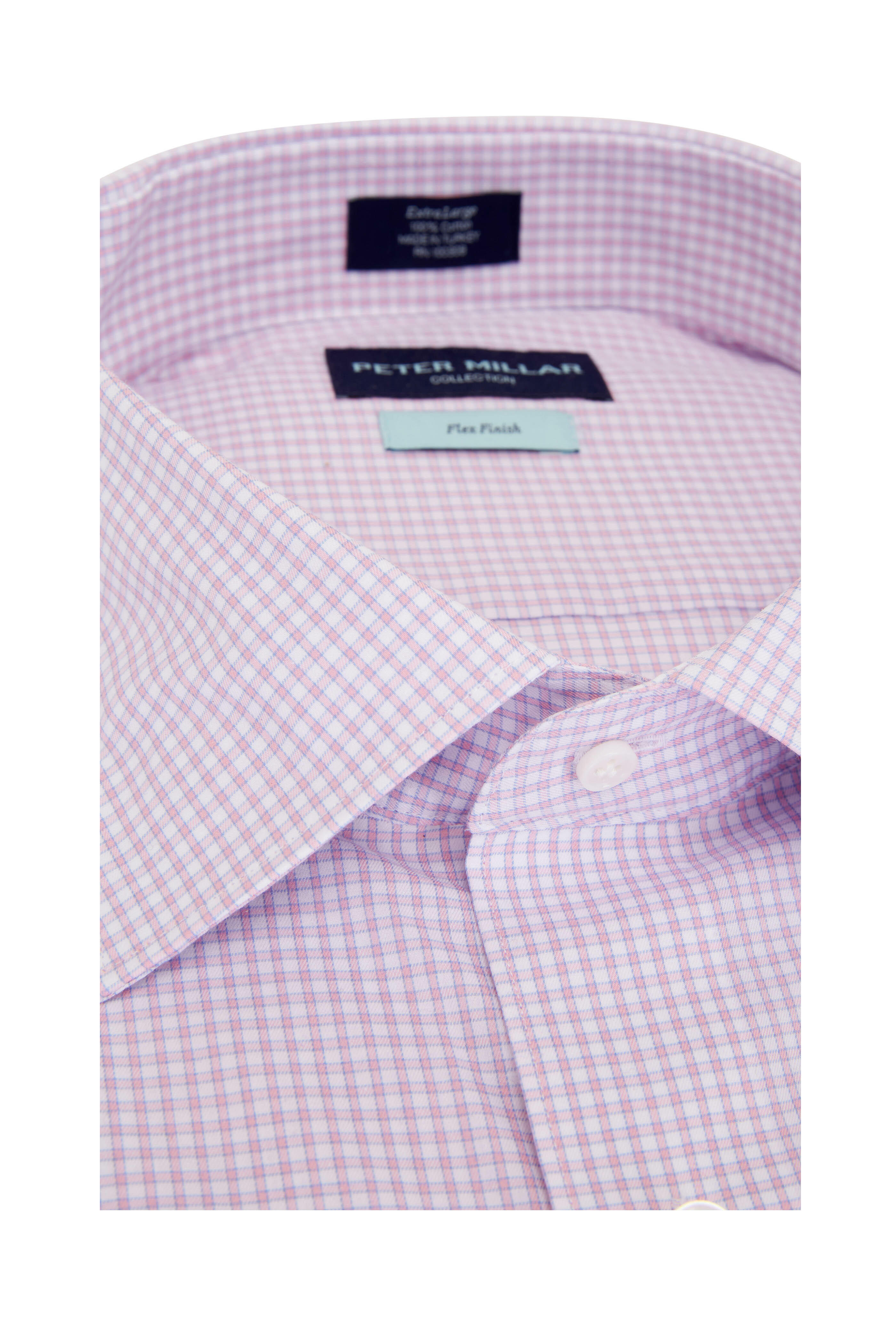 Peter Millar - Pink Shoal Check Flex Finish Sport Shirt