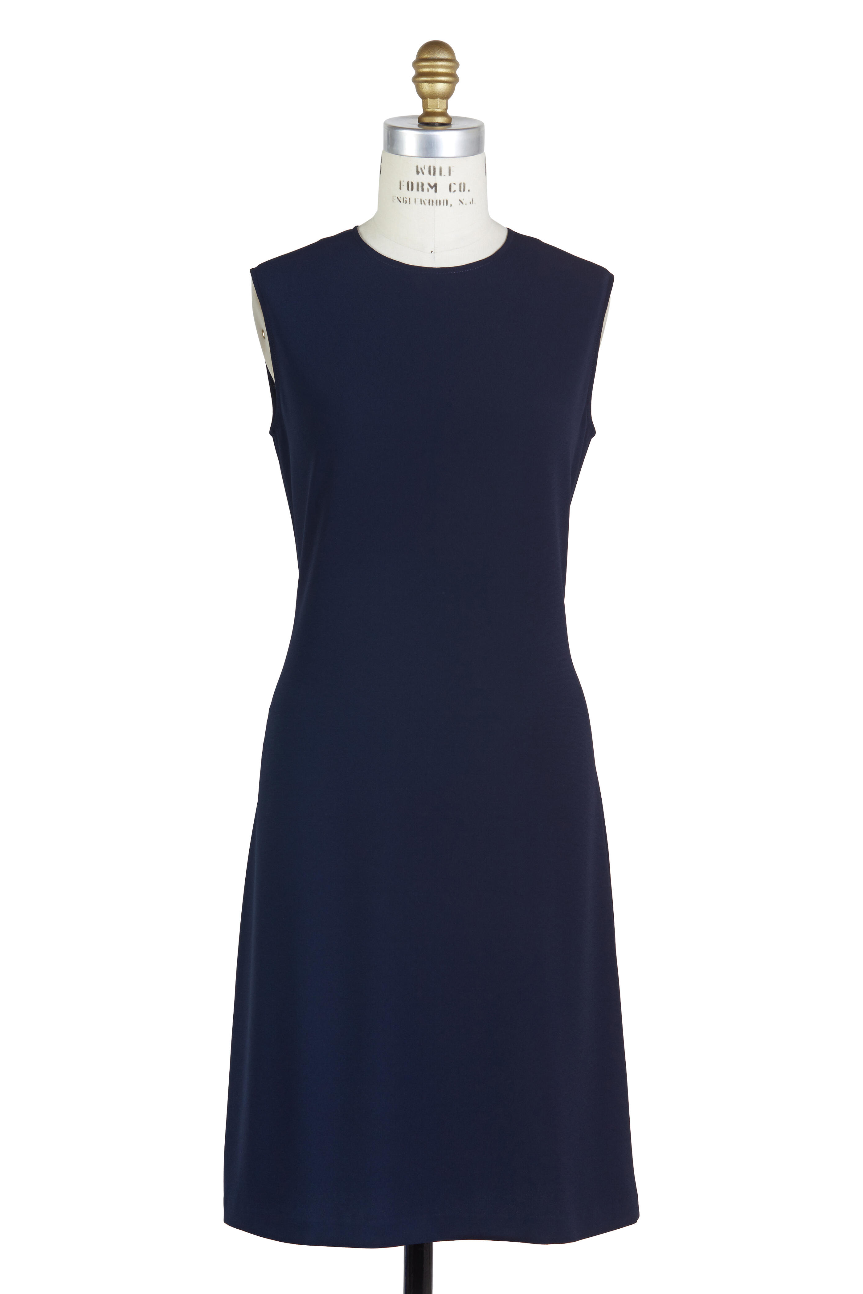 Peter Cohen - Navy Blue Sleeveless Shift Dress
