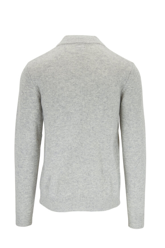 Faherty Brand - Gray Heather Cashmere Quarter-Zip Pullover