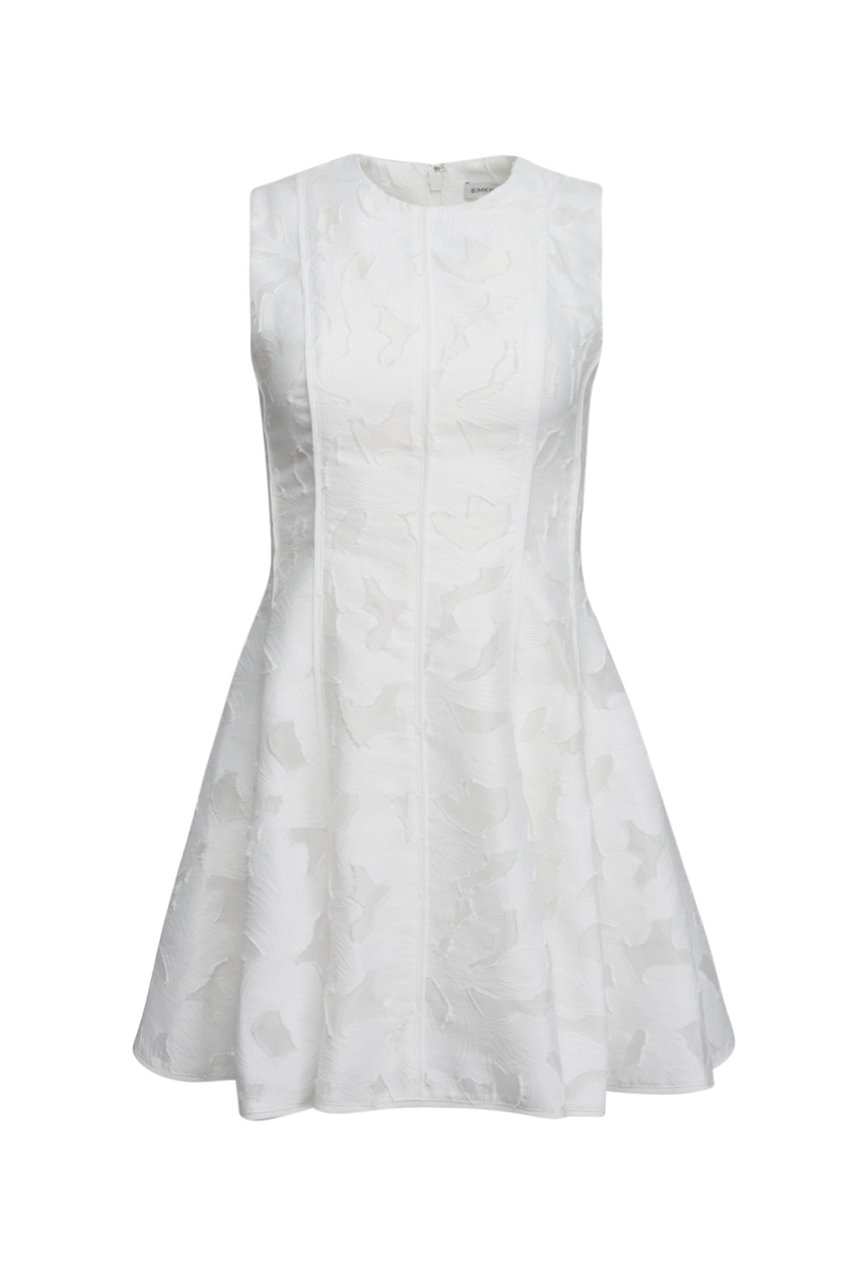 Simkhai - Sylvia White Jacquard Mini Dress