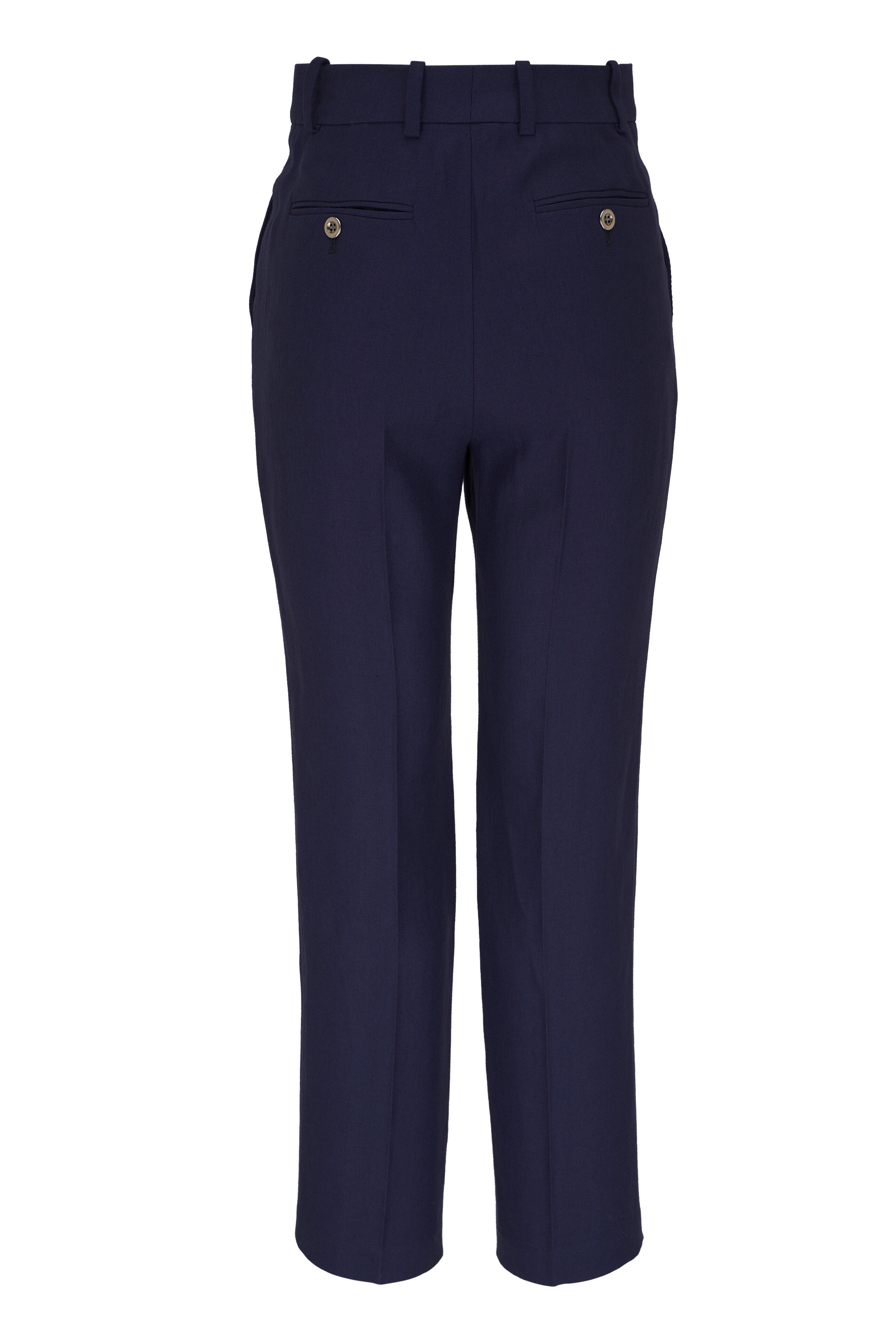 パンツ LORO PIANA DARK BLUE PANTS Loro Piana Wool Pants – StudioSuits