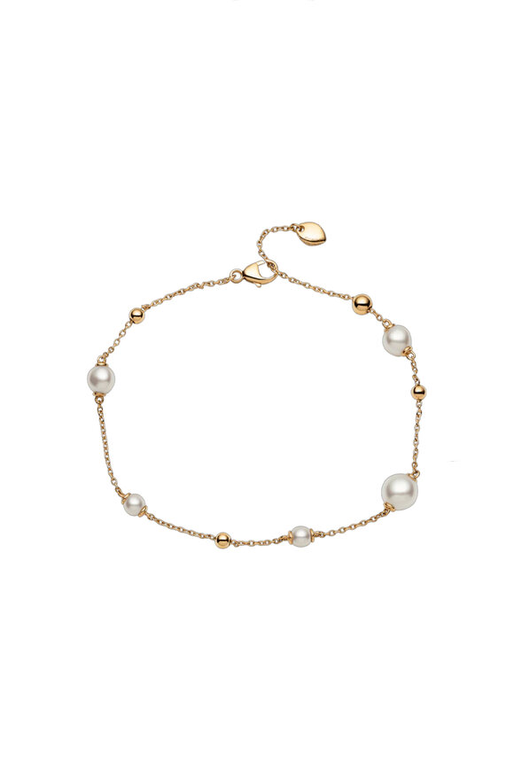 Paspaley Keshi Pearl Chain Bracelet