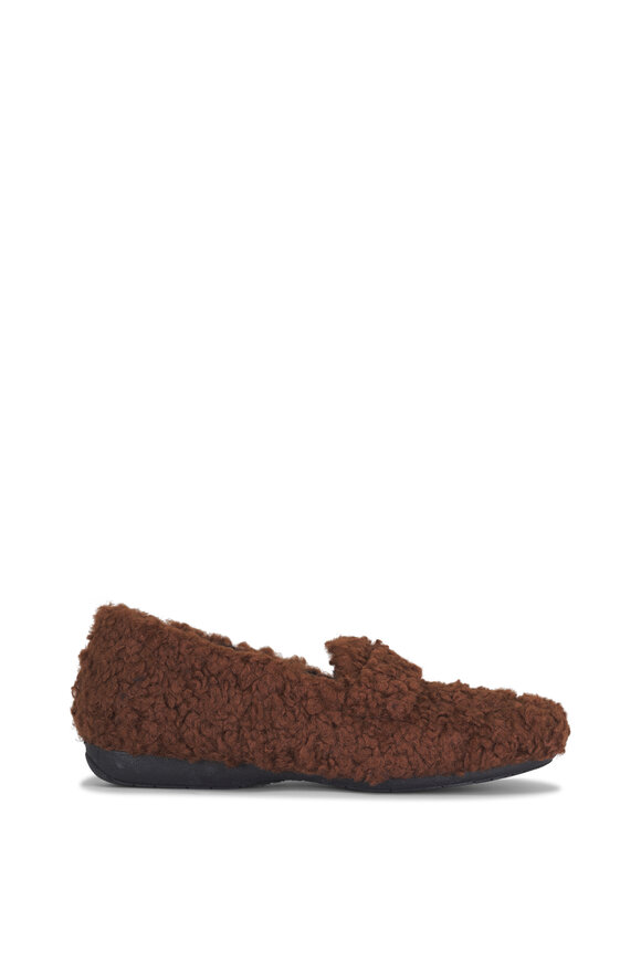 Ron White Teddy Mocha Boucle Flat - view 2