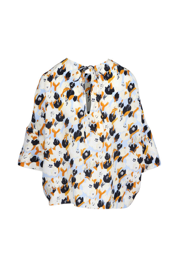 Marni Secret Bouquet Silk Blouse - view 2