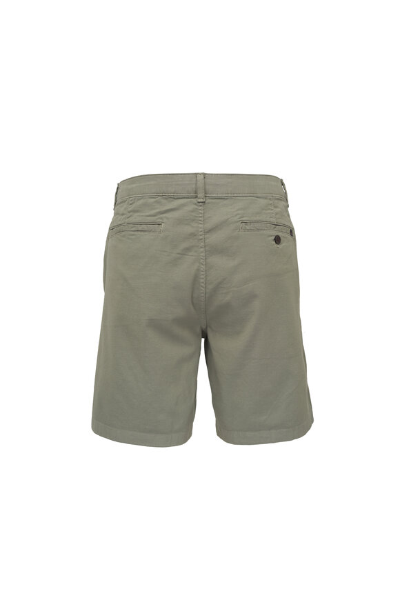 Faherty Brand Essential Trail Olive Chino Shorts - view 3