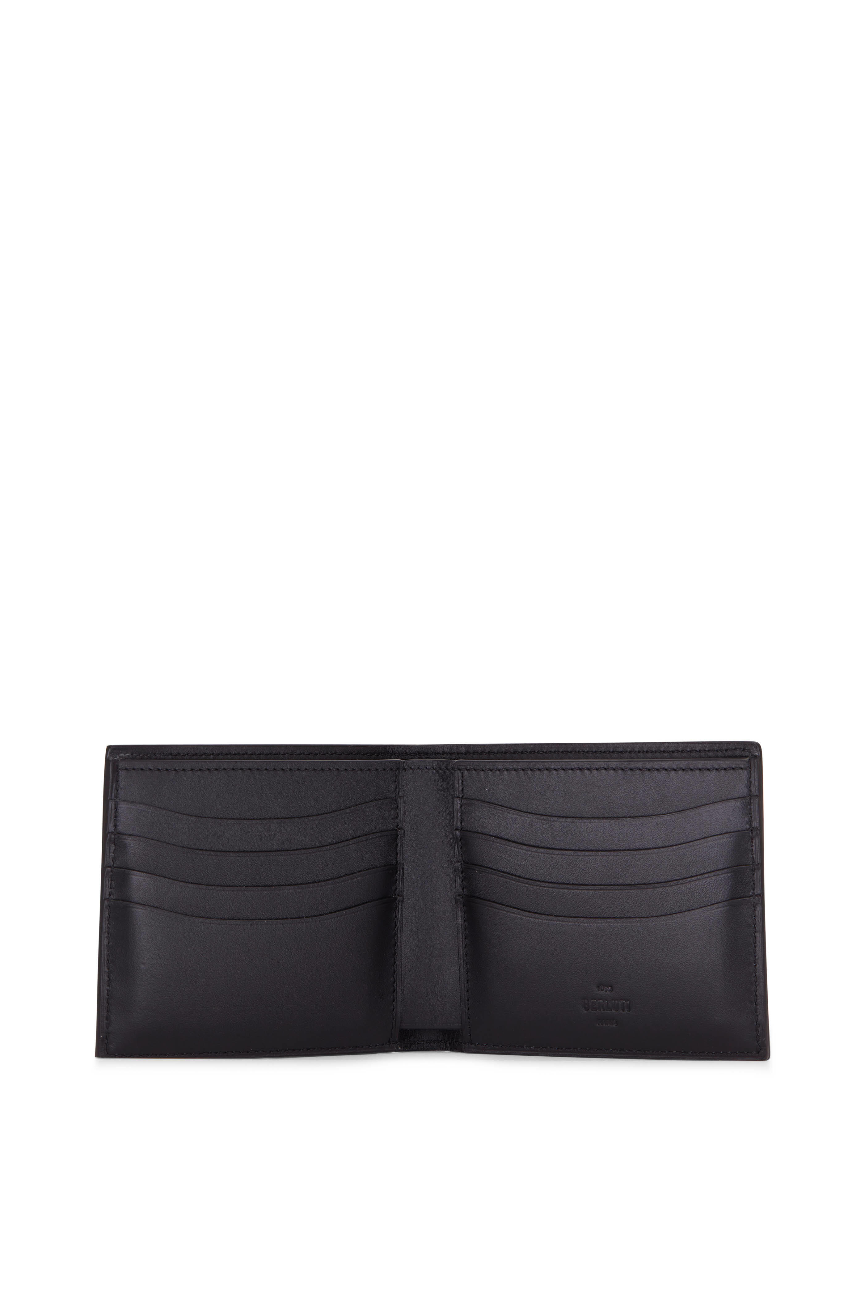 Makore Slim Leather Wallet - Size: Tu - Men - Berluti