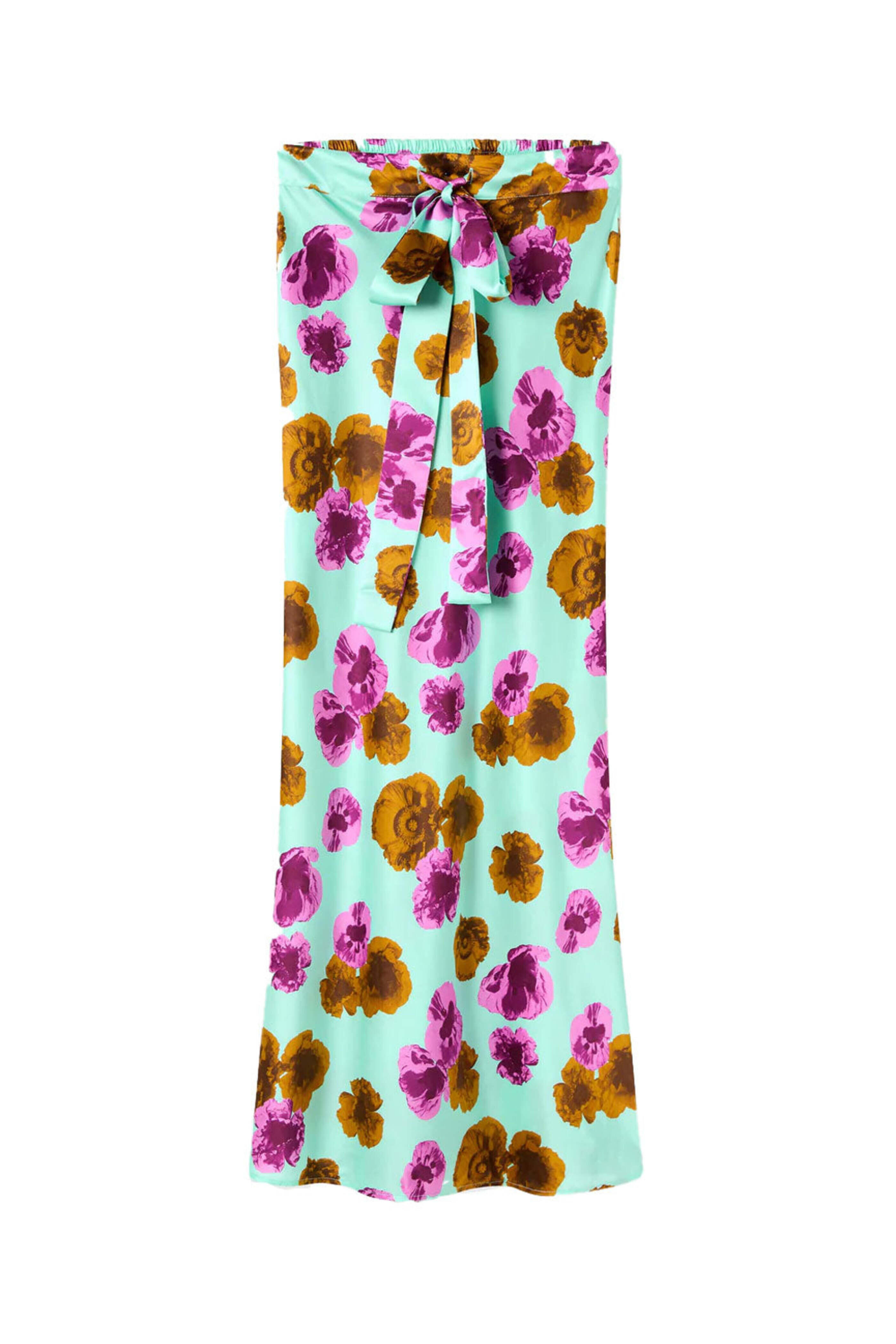 Lee Mathews - Aqua Bloom Skirt