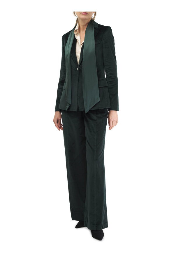 TWP - New Husband Forest Luxe Velvet Blazer