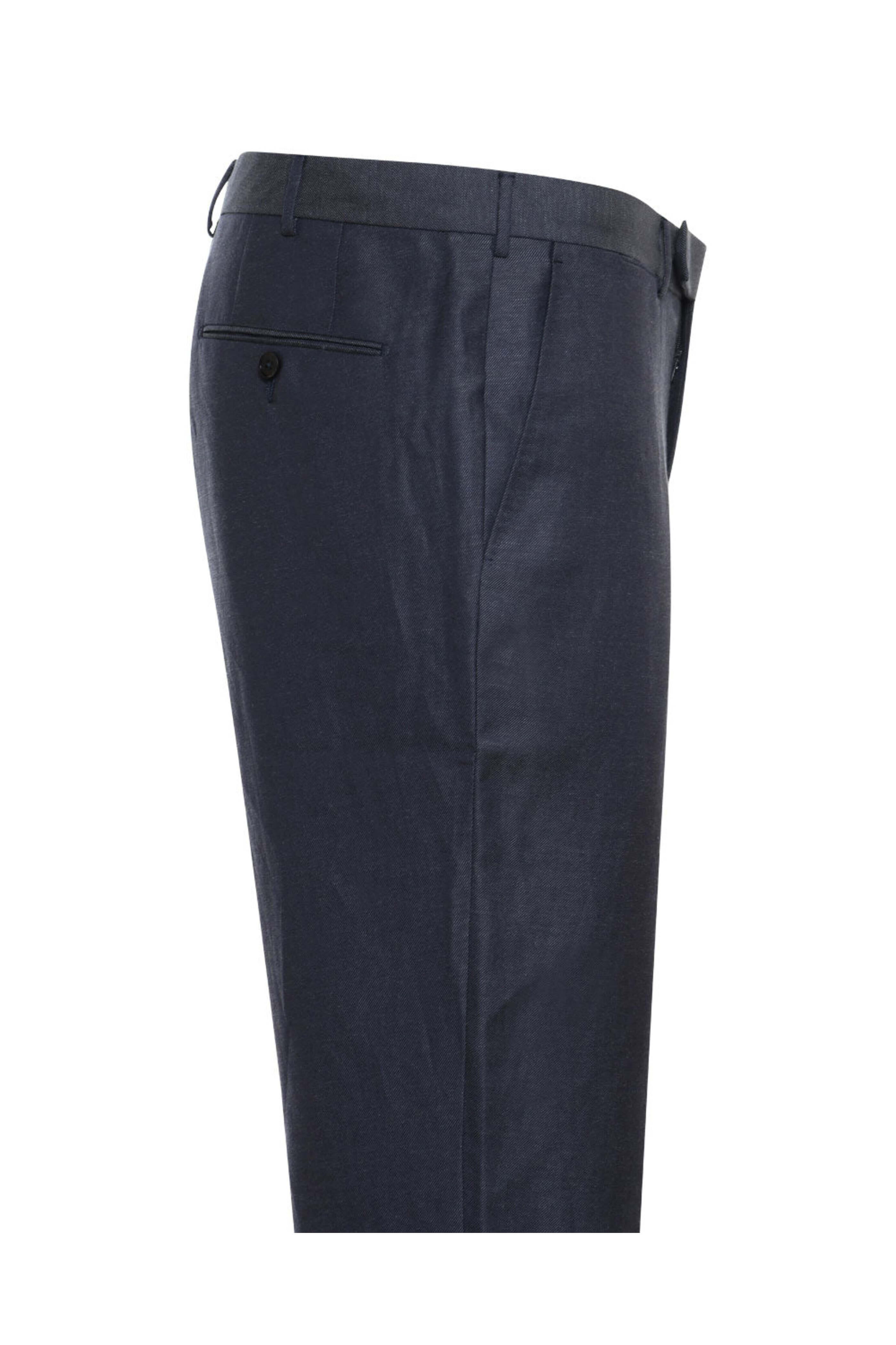 Zegna - Navy Wool Blend Dress Pant