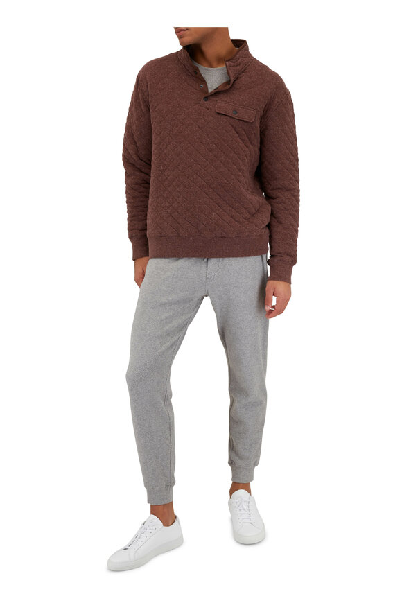 Faherty Brand - Legend™ Fossil Gray Twill Sweatpant