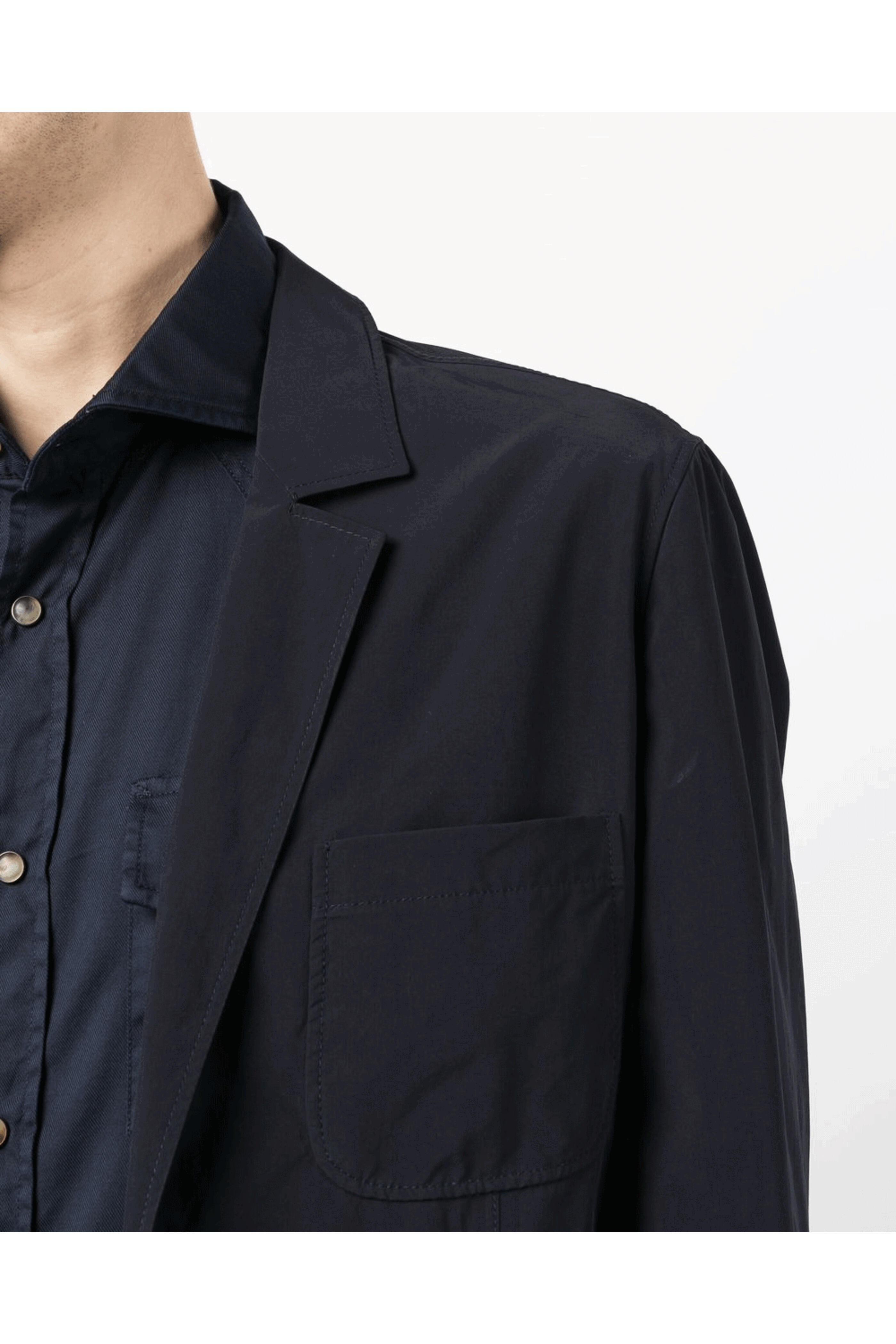 Brunello Cucinelli - Navy Blue Water Resistant Travel Blazer