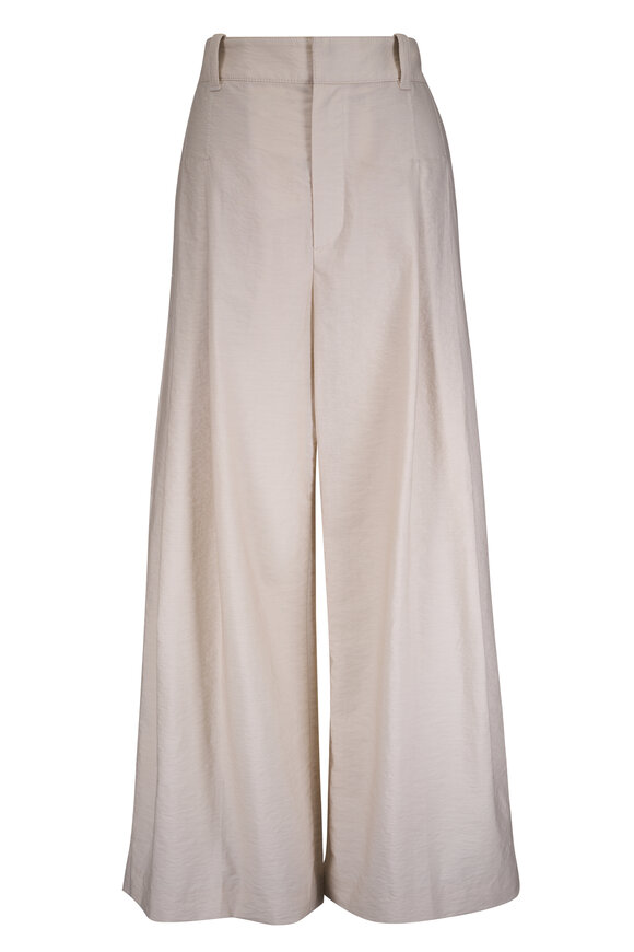 Brunello Cucinelli Beige Techno Poplin Pant