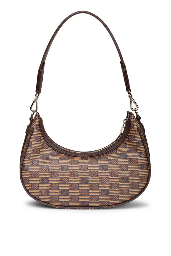 Moreau Paris Mini De Lune Chocolate Croissant Shoulder Bag - view 2