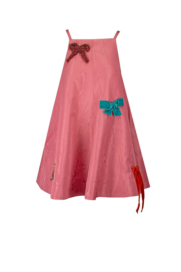 Alémais Valentina Pink Bow Mini Dress - view 1