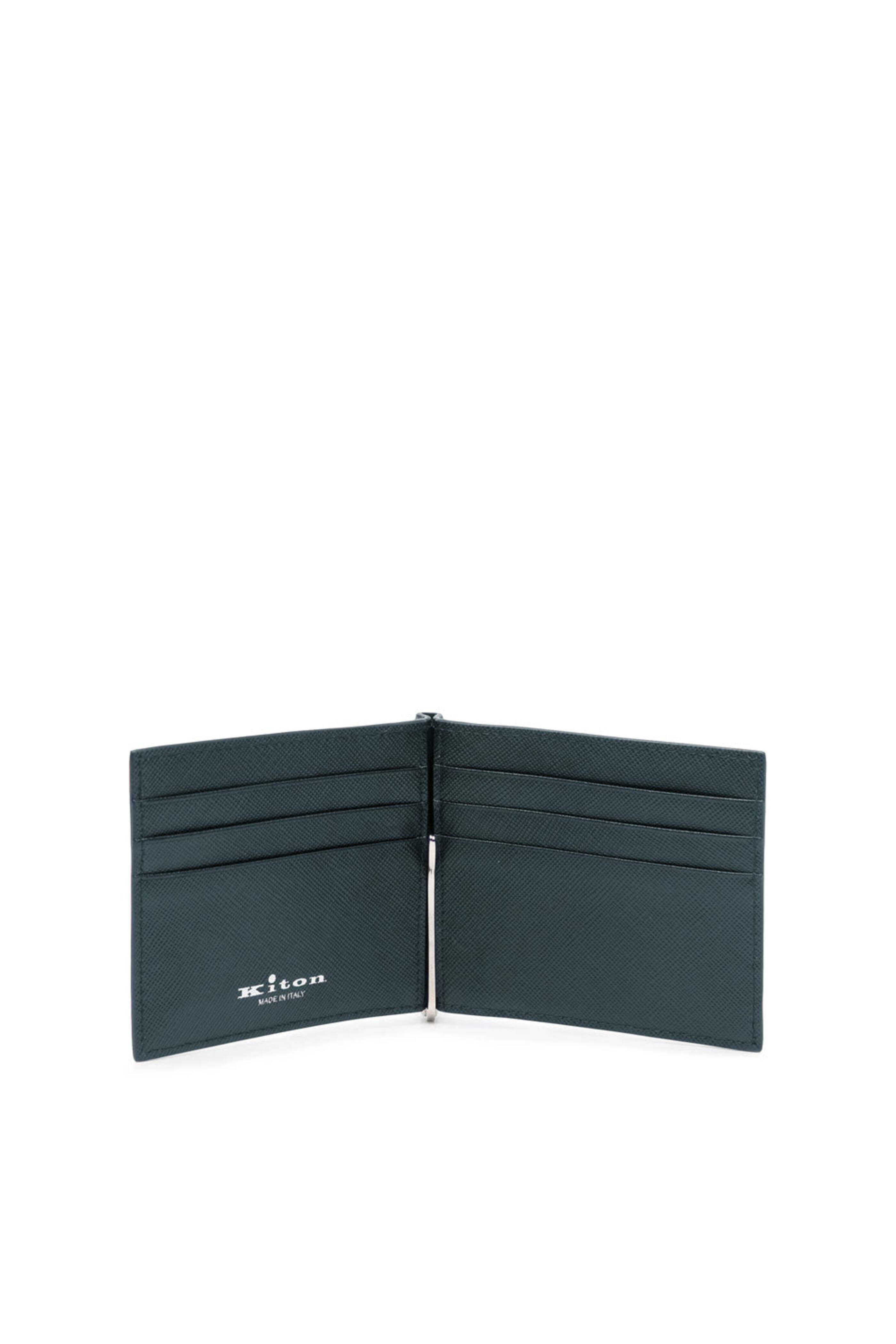 Kiton - Money Clip Wallet in Forrest
