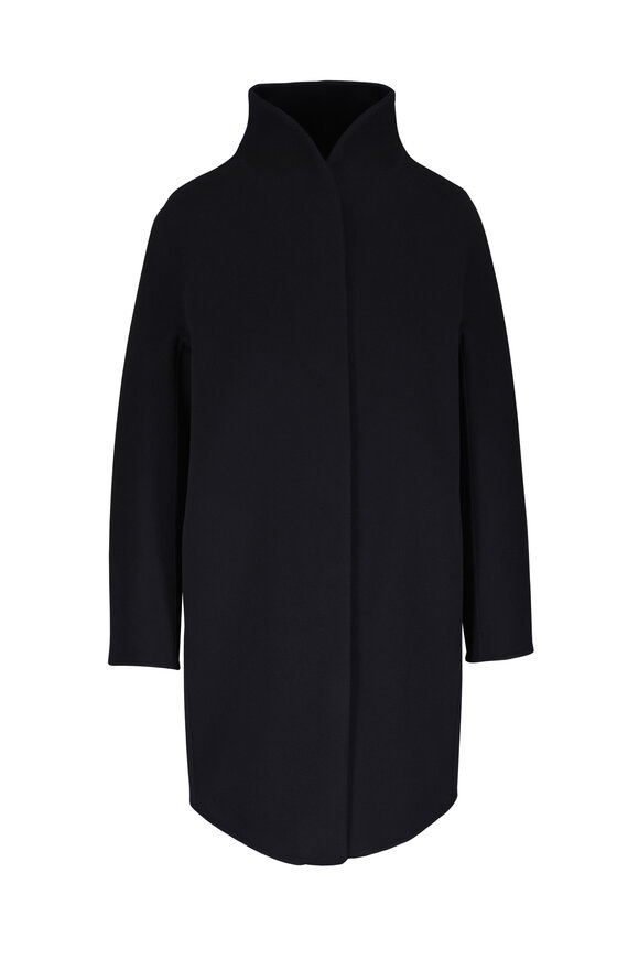 Loro Piana Scotty Black Baby Cashmere Coat - view 1