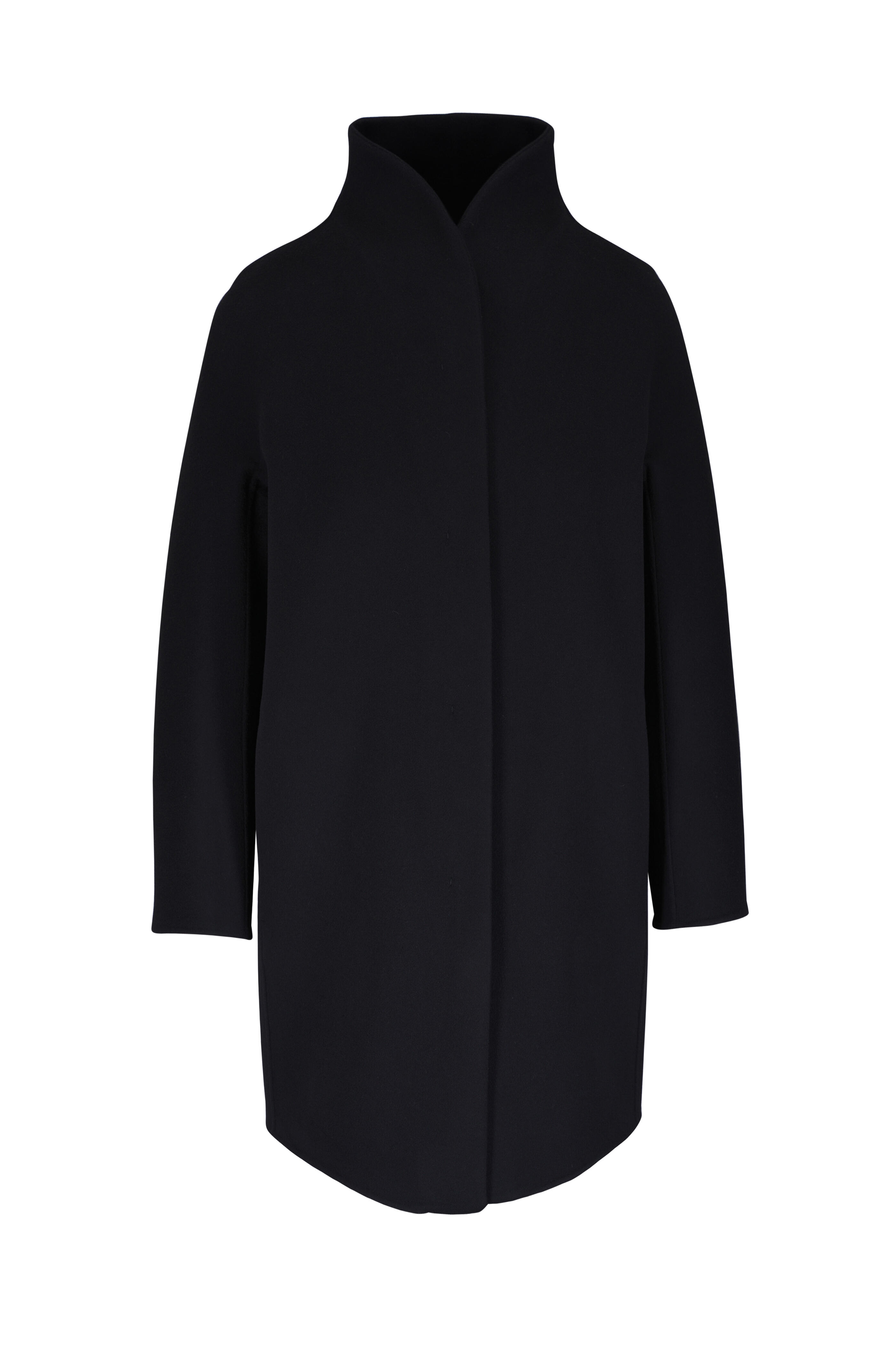Loro Piana - Scotty Black Baby Cashmere Coat - view 1