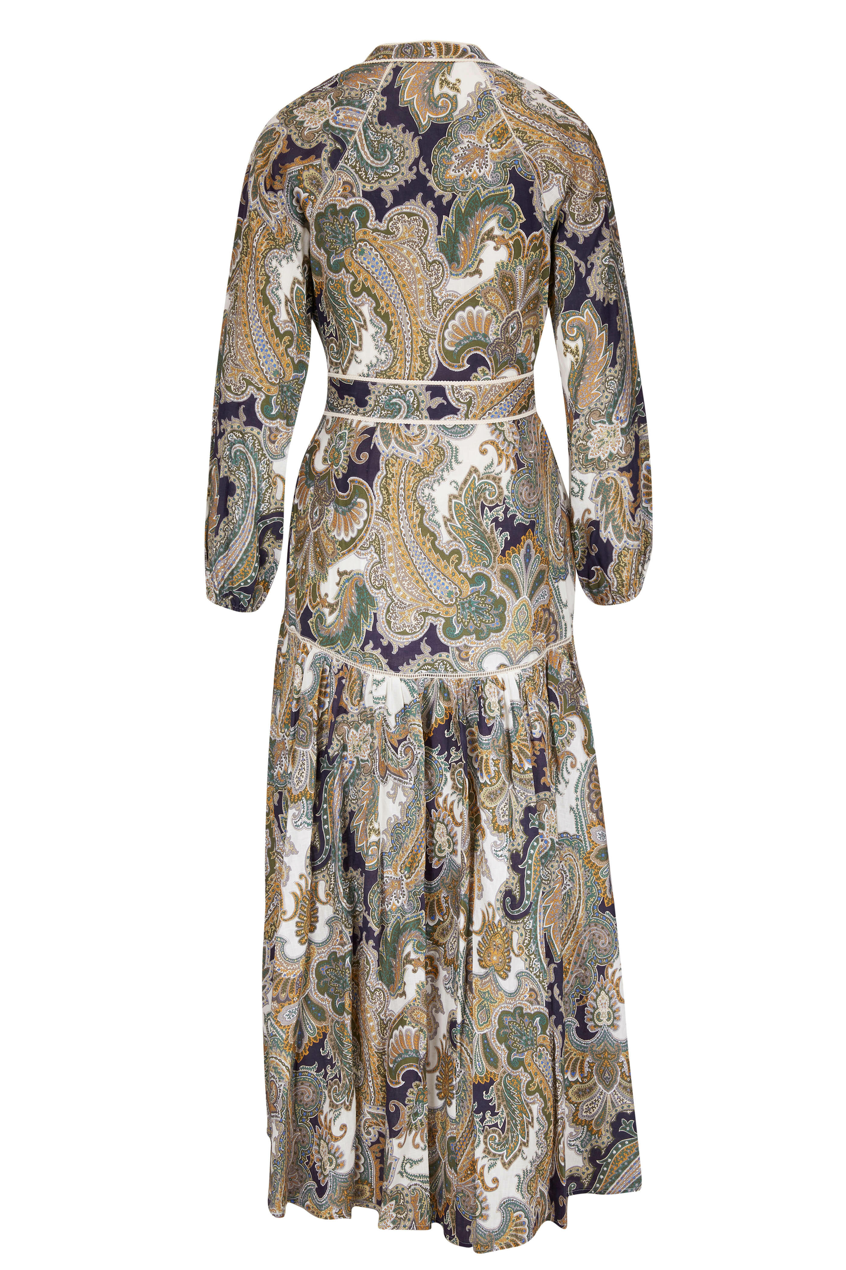 Veronica Beard - Kadar Army Multi Printed Linen Dress