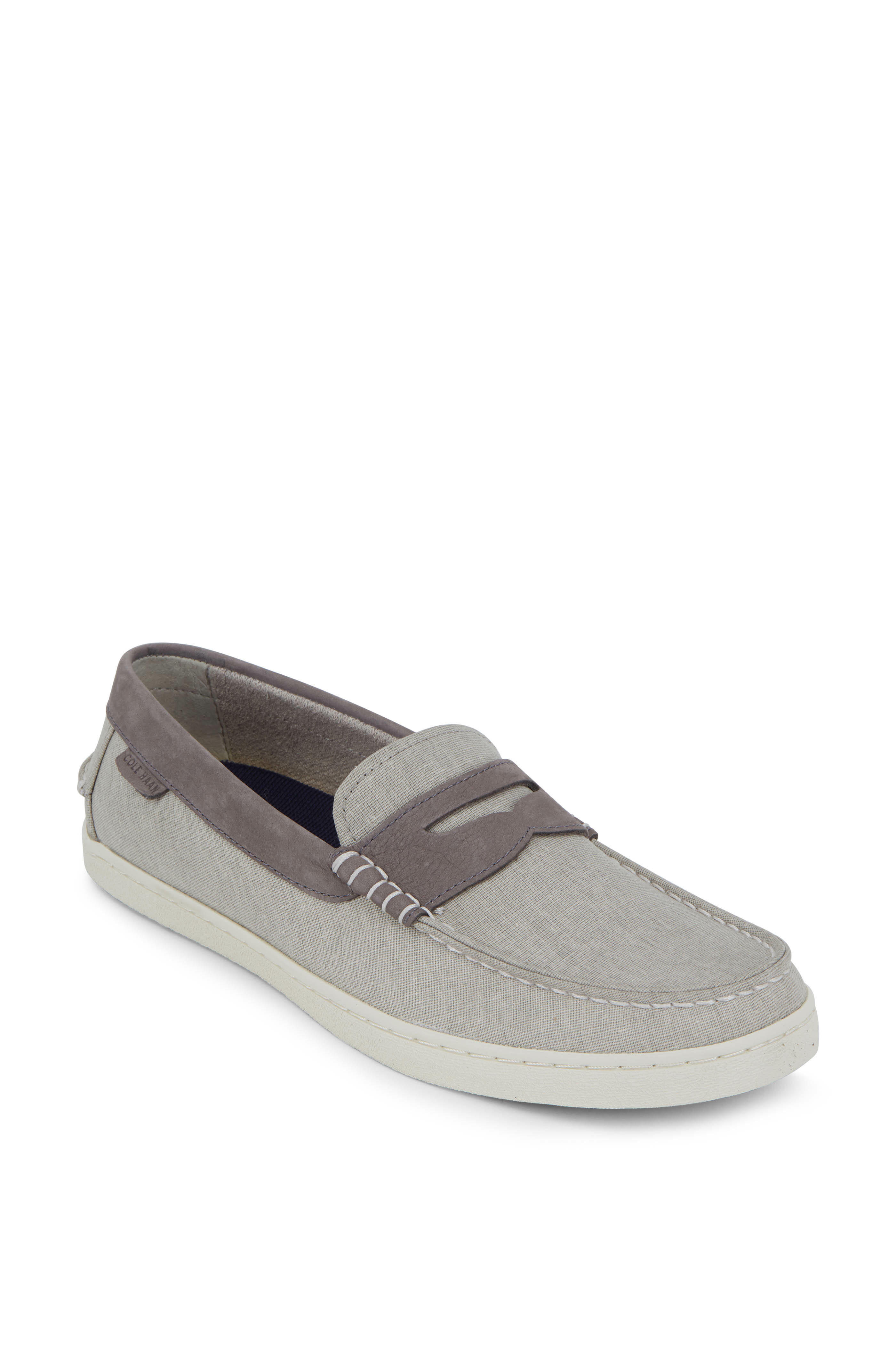 Cole Haan - Pinch Weekender Gray Linen Loafer | Mitchell Stores