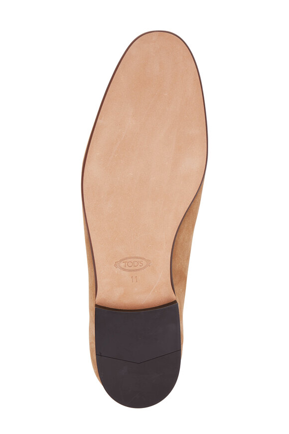 Tod's - Tan Suede Penny Loafer 