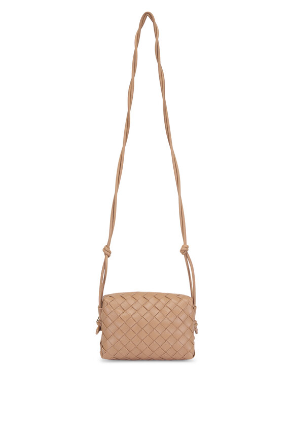 Bottega Veneta - Nodini Silver Woven Leather Mini Crossbody