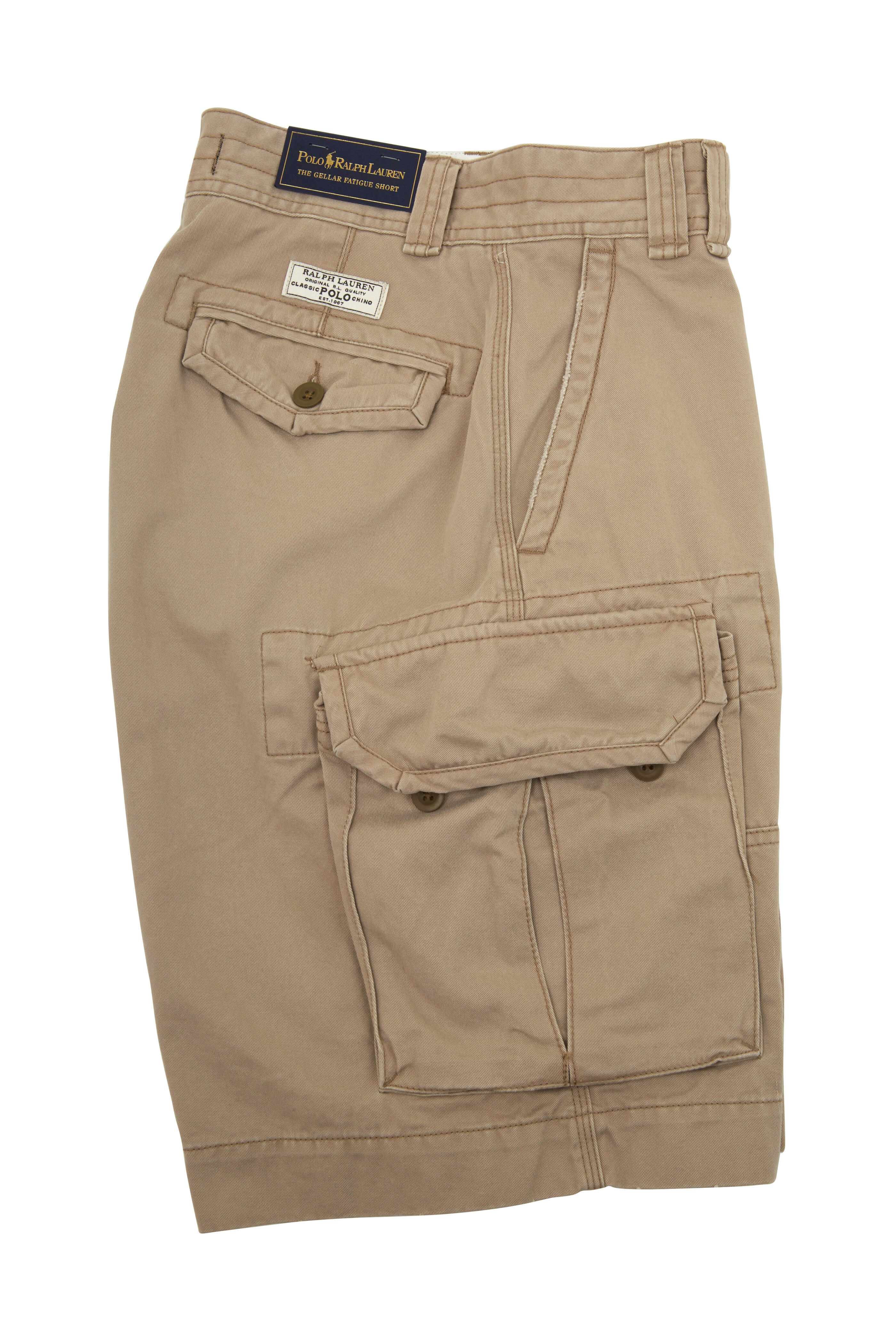 Polo Ralph Lauren - Gellar Khaki Cotton Cargo Shorts