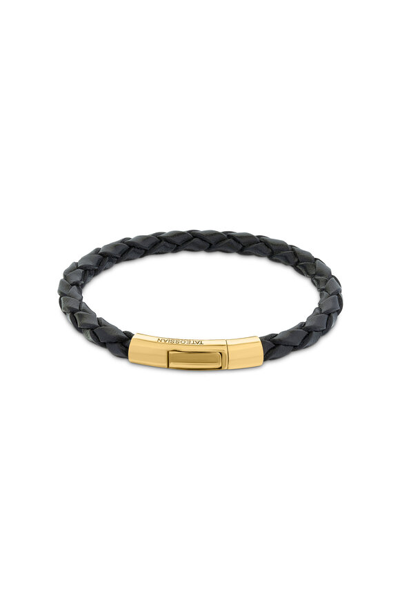 Tateossian - Charles 18K Yellow Gold Braided Bracelet 