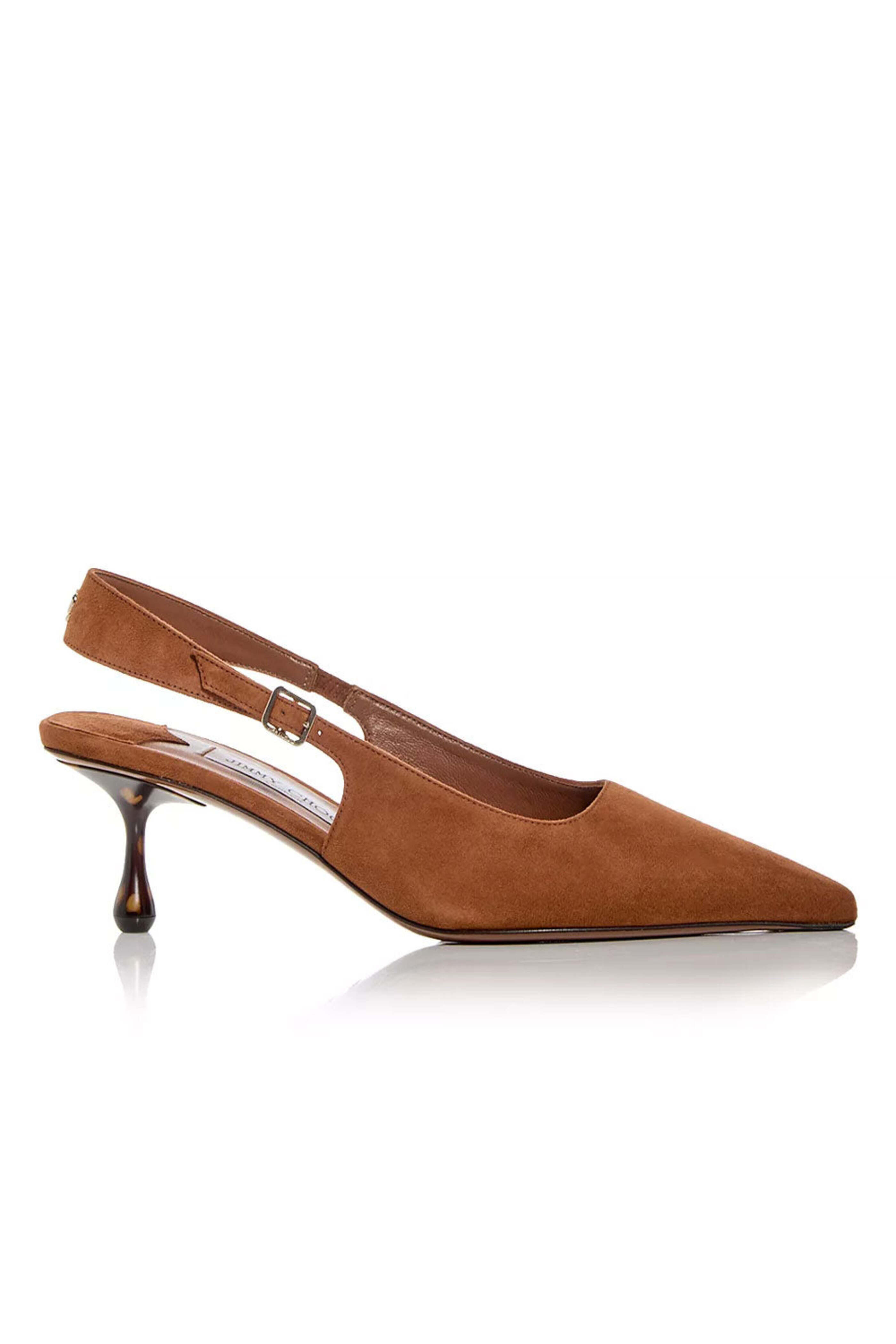 パンプス JIMMY CHOO AMEL 50 PUMPS IN CHOCOLATE COLOUR Amel 50 | Chocolate Suede Pumps | JIMMY CHOO