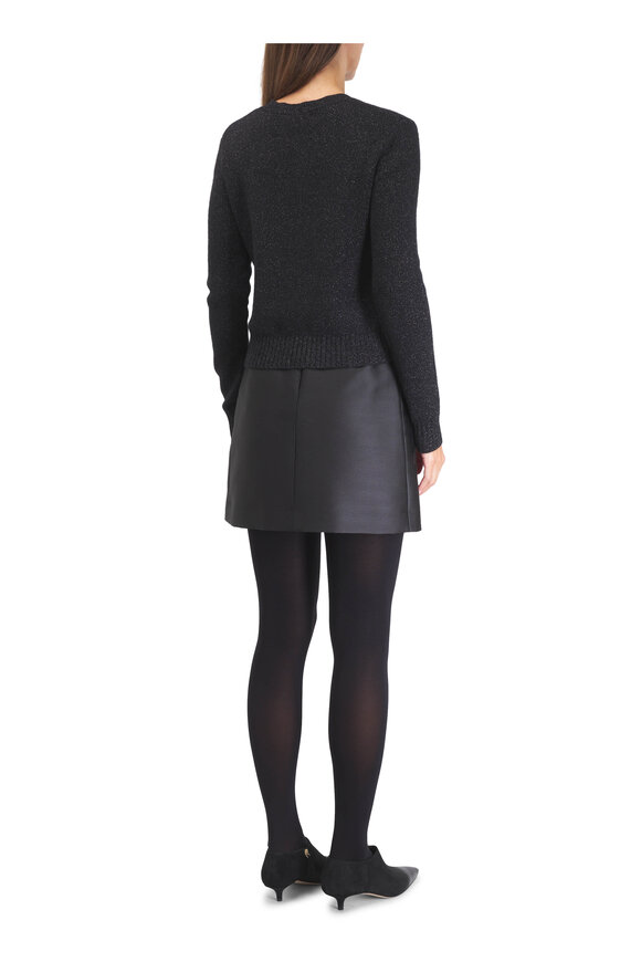 Lisa Yang Mable Black Sparkle Sweater - view 3