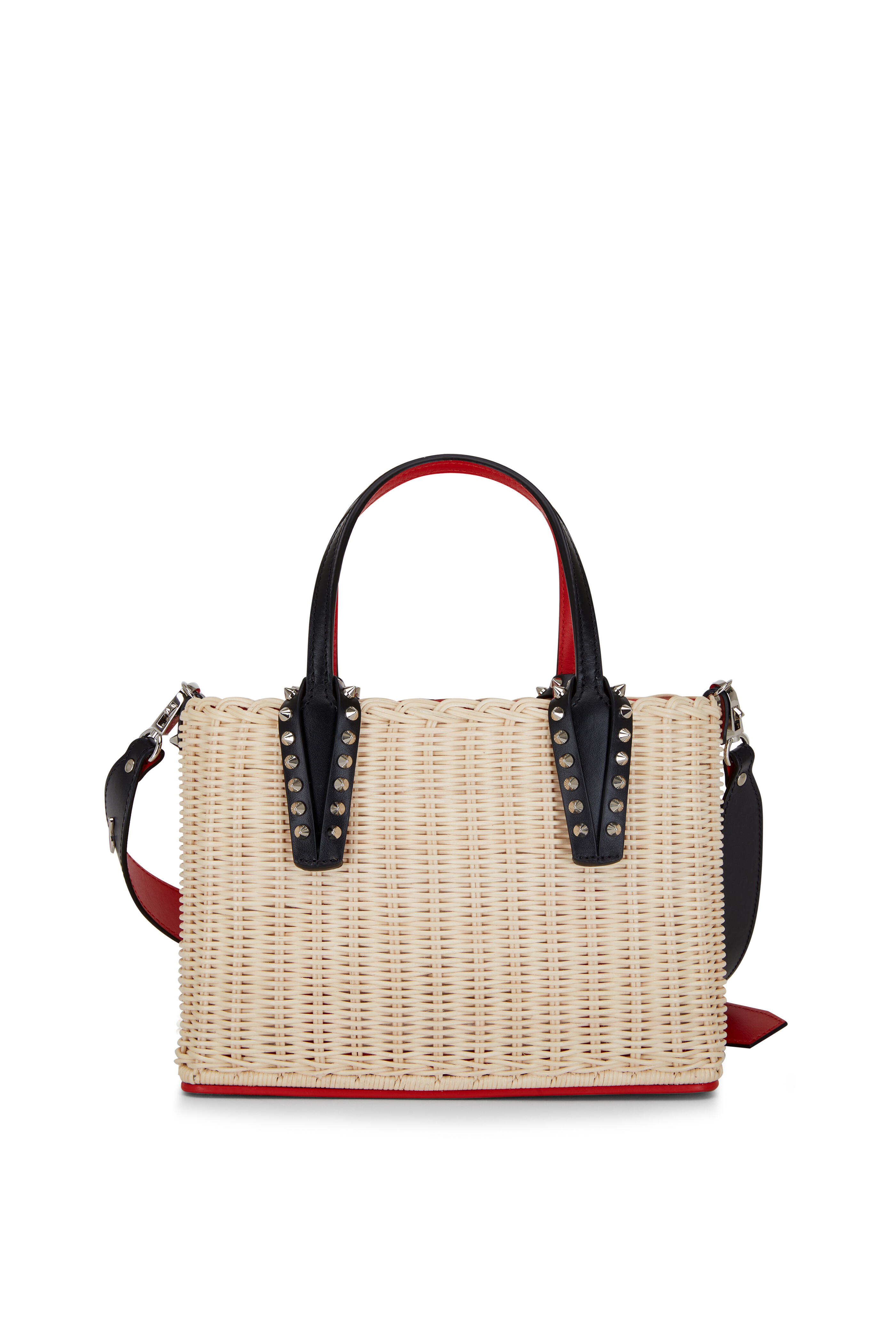 Christian Louboutin, Cabata mini black leather tote bag