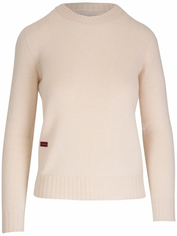 Agnona - Lipstick Chantilly Cashmere Sweater