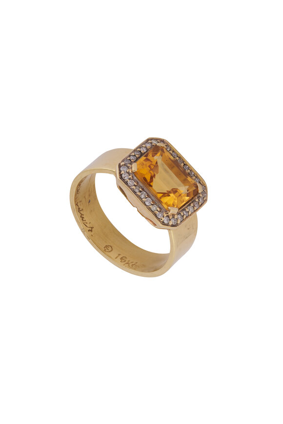 Renee Lewis Diamond & Topaz Ring
