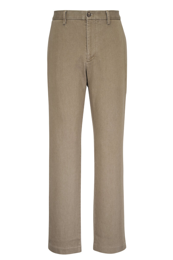 Faherty Brand Desert Khaki Stretch Terry Pant - view 1