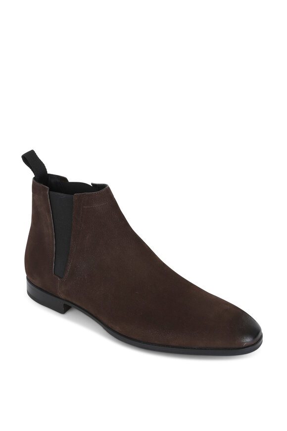 Berluti - Rimini Dark Brown Suede Chelsea Boot