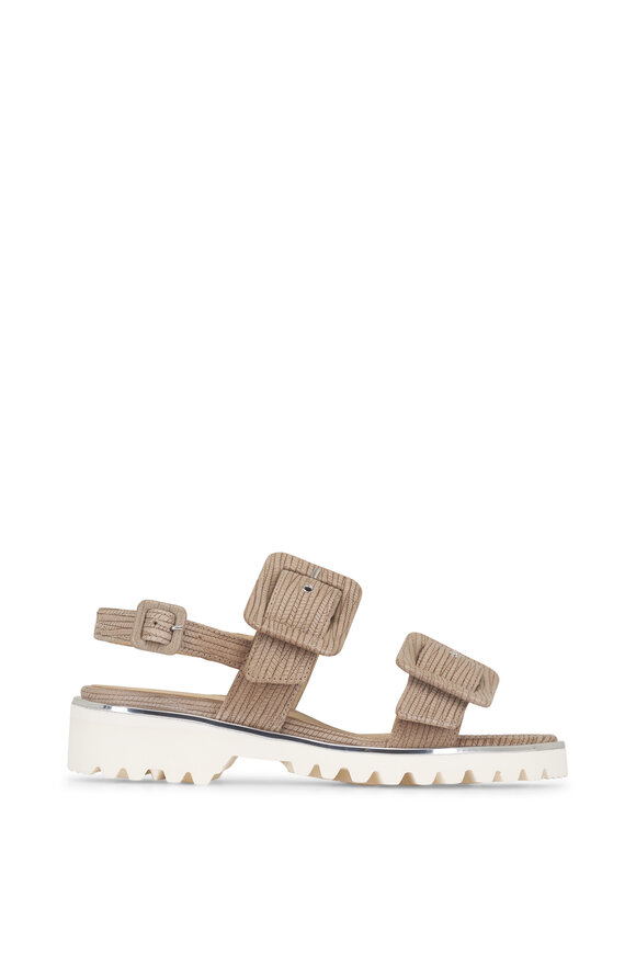 Ron White Callie Porcini Embossed Leather Sandal - view 2